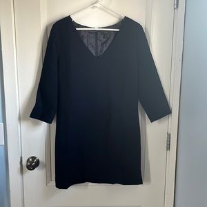 J. Crew wool shift dress in navy